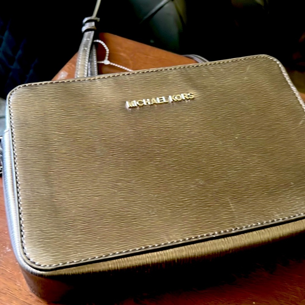 Michael Kors women bronze crossbody